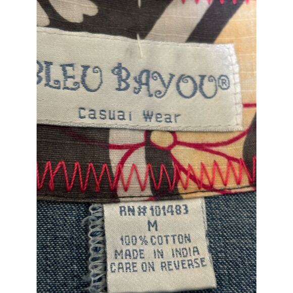 Bleu Bayou Jacket, vintage, bohemian, artsy, cottagecore, vacation, whimsical - Picture 8 of 8